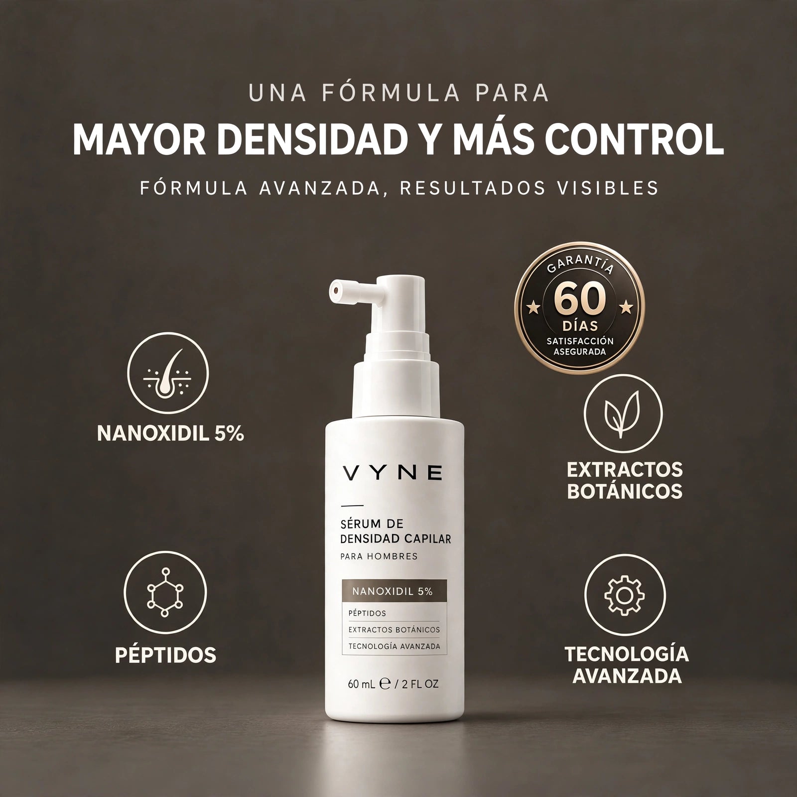 VYNE — Sérum de Densidad Visible para Hombres